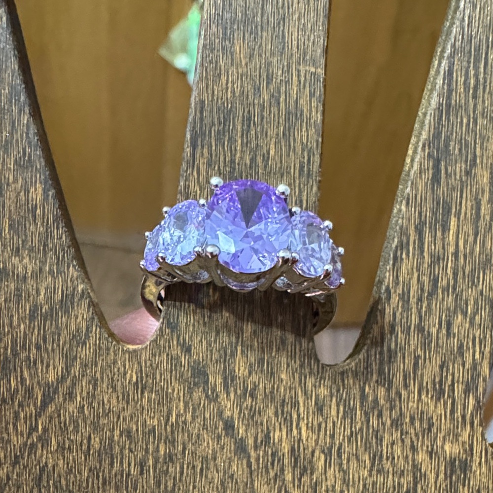 Purple Gemstone Ring 925